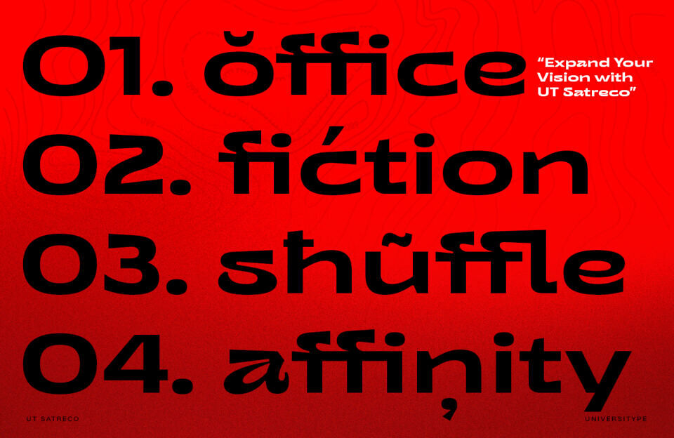 Ut Satreco Font