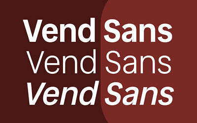 Vend Sans Font