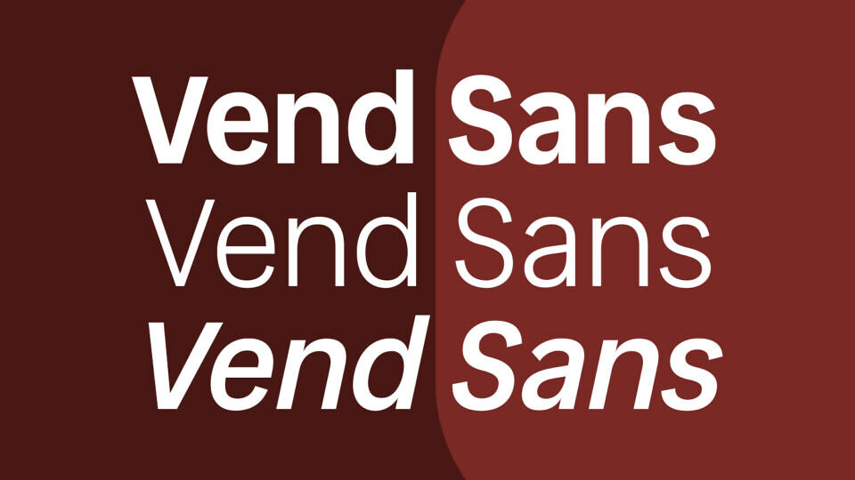 Vend Sans Font