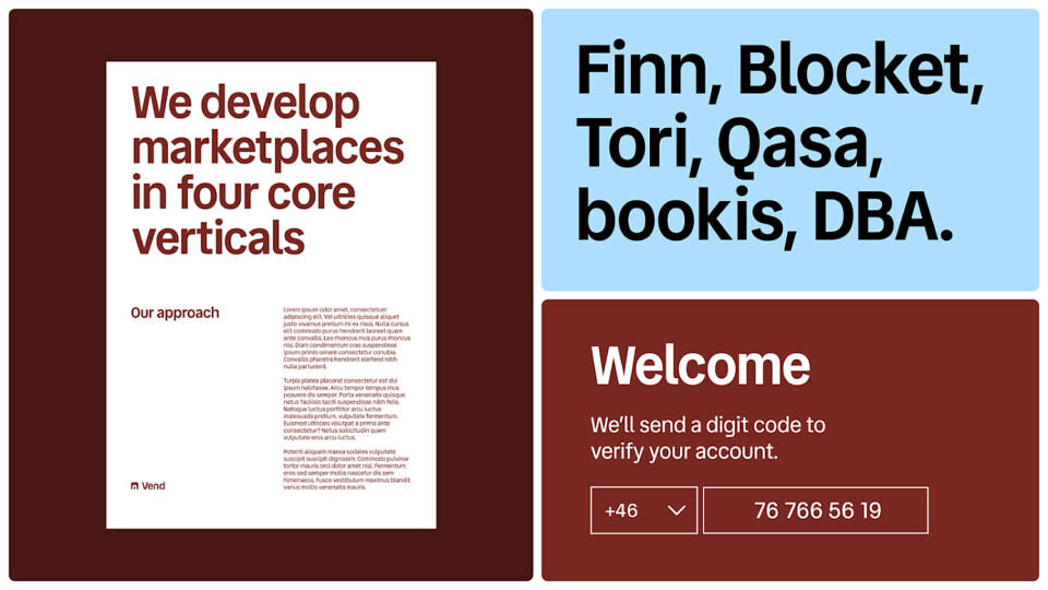 Vend Sans Font