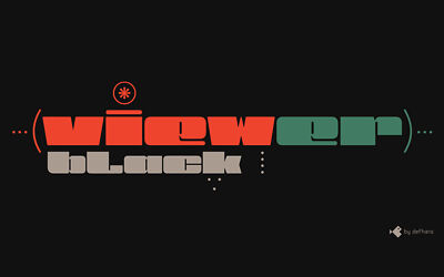 View Black Font
