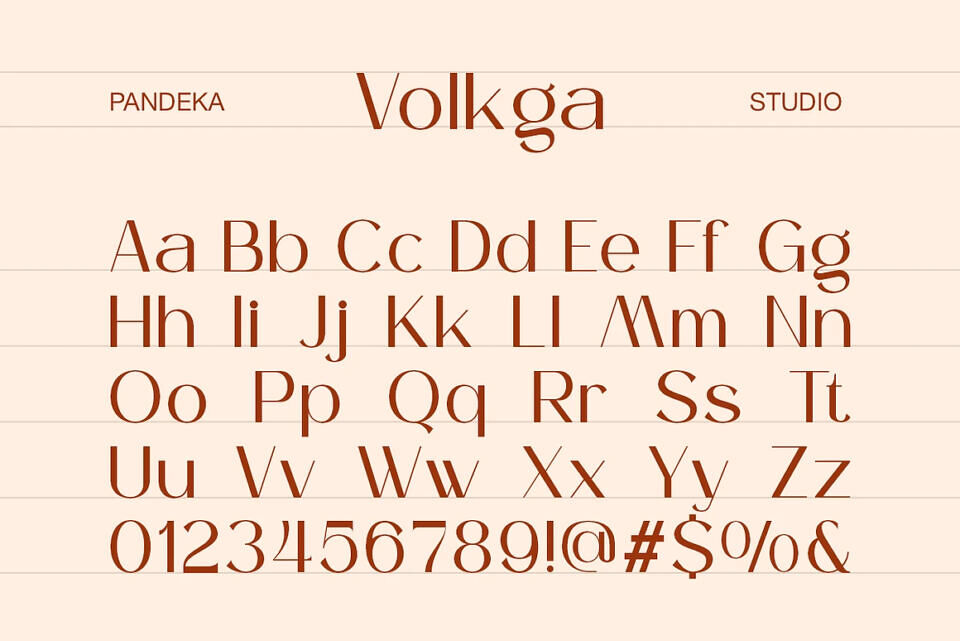 Volkga Font