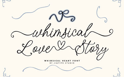 Whimsical Love Story Font