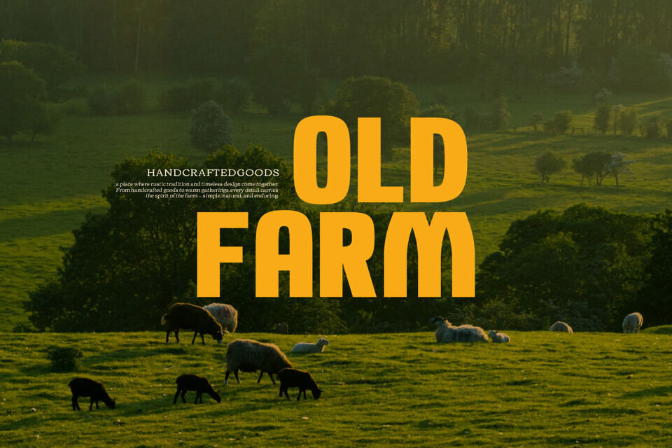 Worn Rural Font