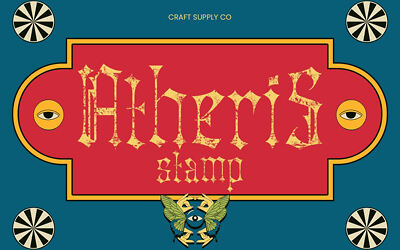 Atheris Stamp Font