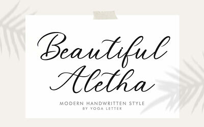 Beautiful Aletha Font