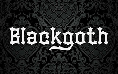 Black Goth Font