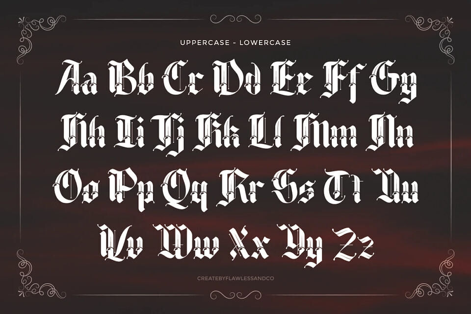 Blacklutter V2 Font