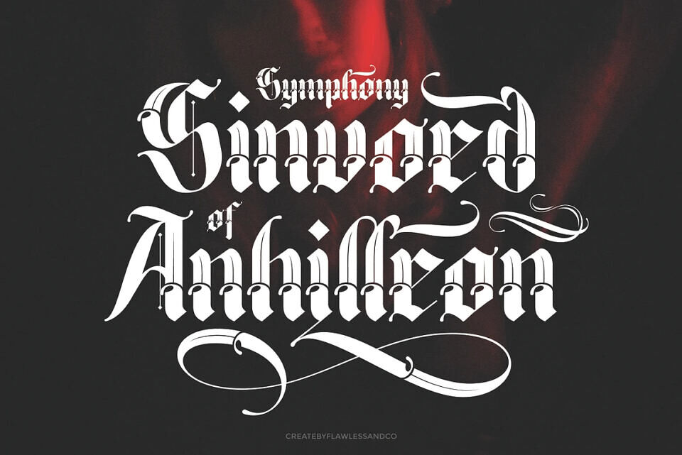 Blacklutter V2 Font