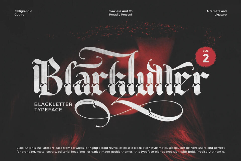 Blacklutter V2 Font