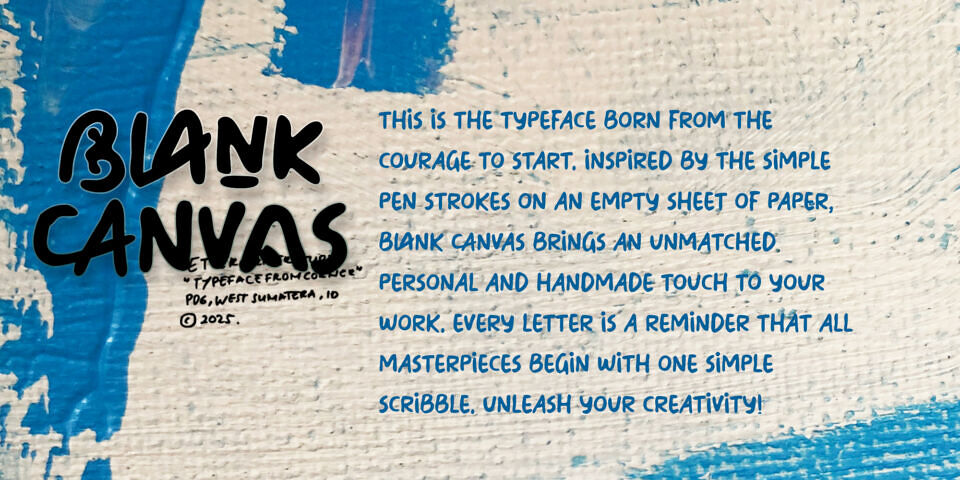 Blank Canvas Font