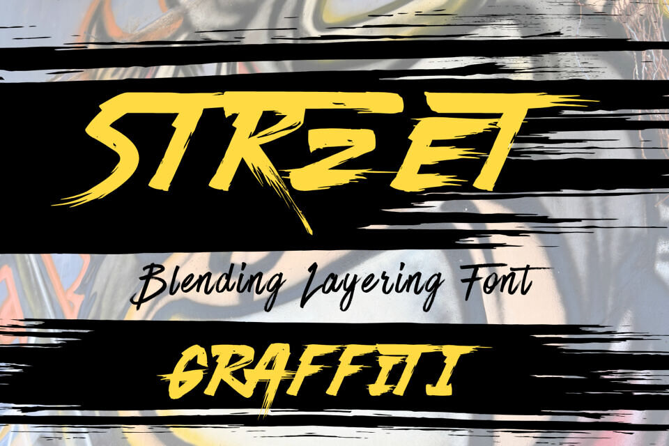 Blending Layering Font