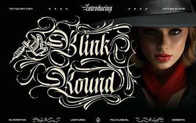 Blink Round Font