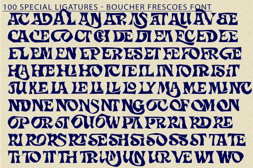 Boucher Frescoes Font