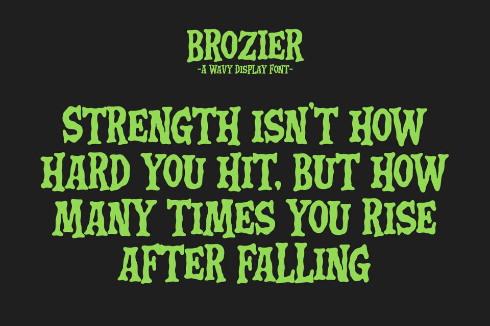 Brozier Font