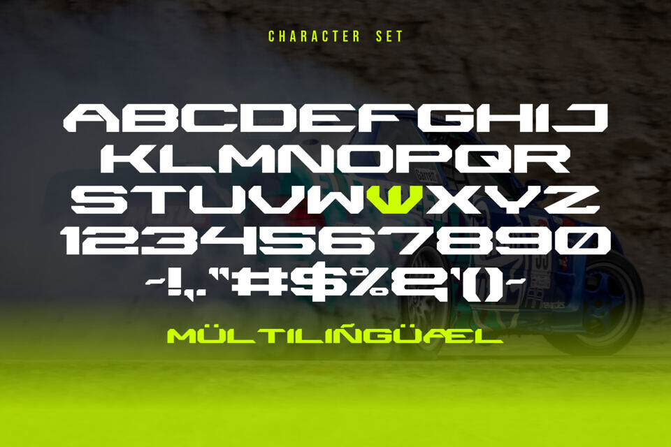 Byonix Racing Font
