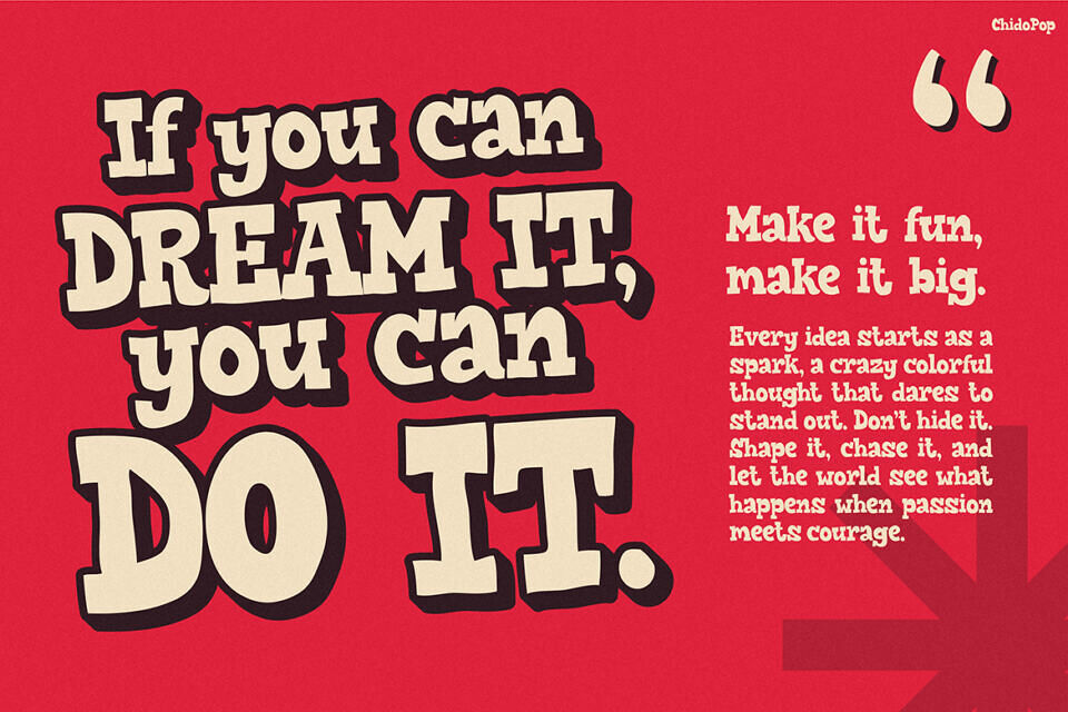 Chido – Pop Font