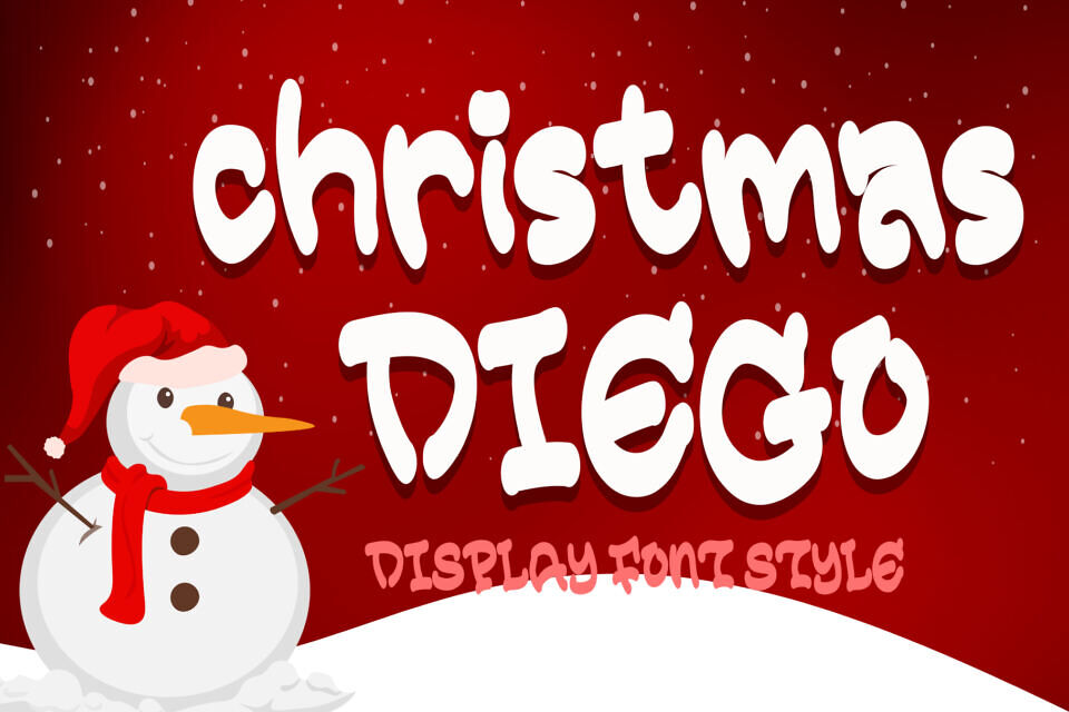 Christmas Diego Font