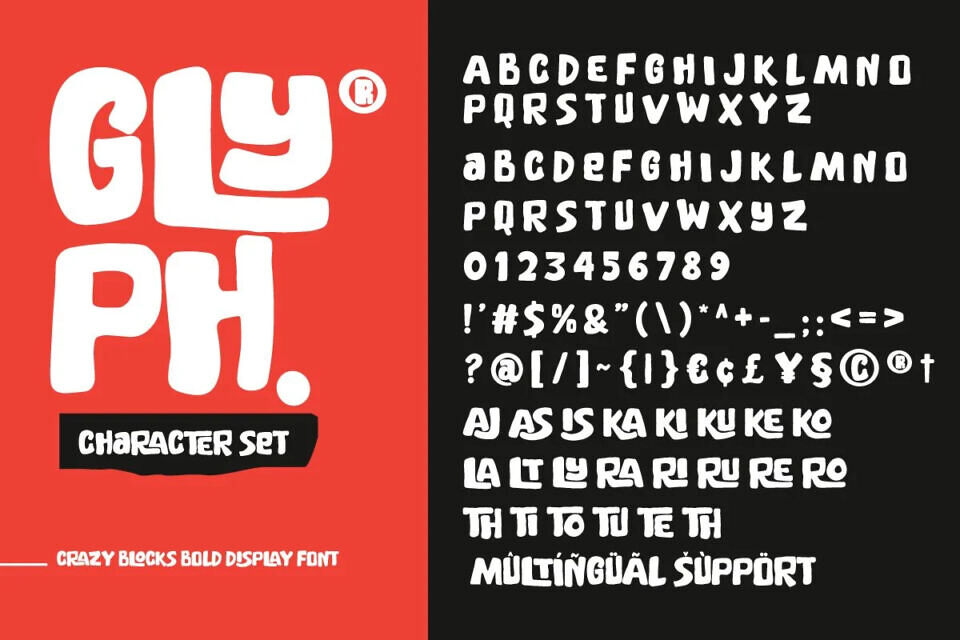 Crazy Blocks Font