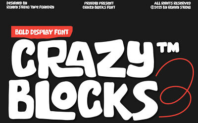 Crazy Blocks Font