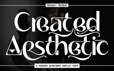 Created Aesthetic Font