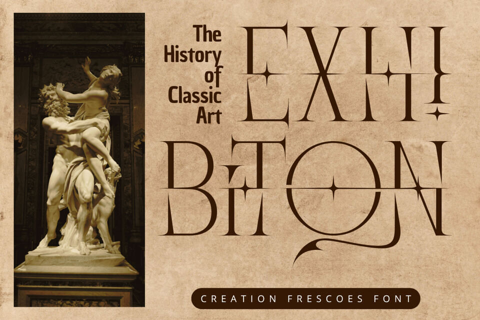 Creation Frescoes Font