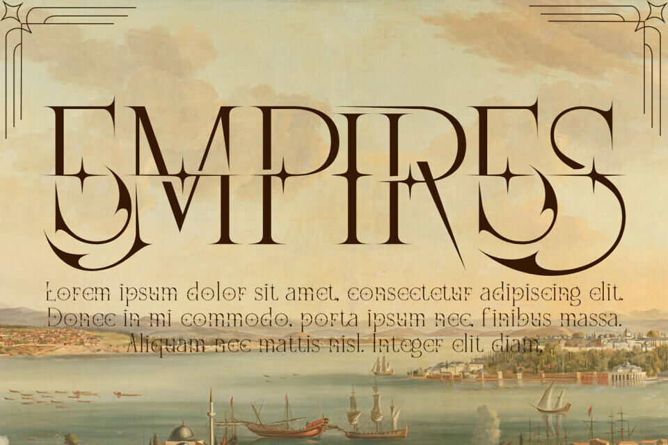 Creation Frescoes Font
