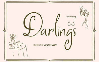 Cs Darlings Font