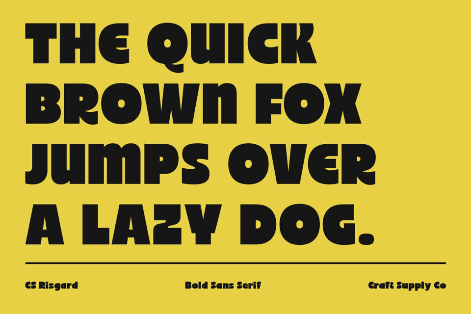 Cs Risgard Font