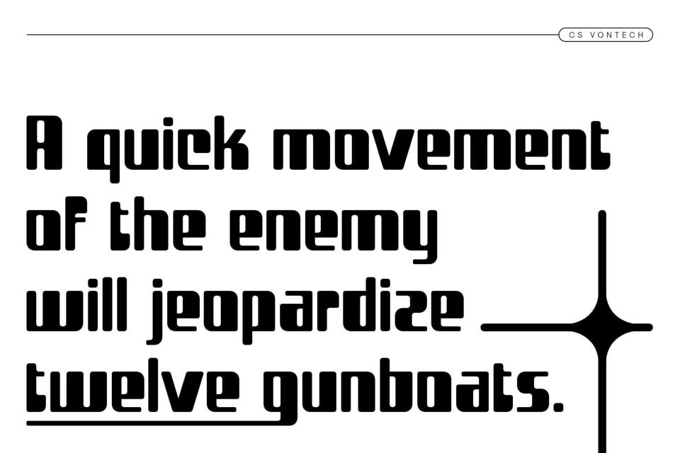 Cs Vontech Font