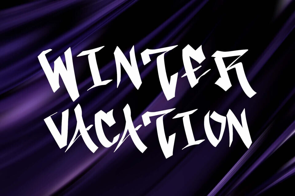 Dark Christmas Font