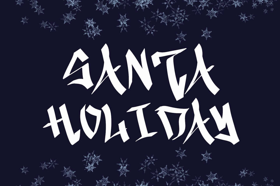 Dark Christmas Font