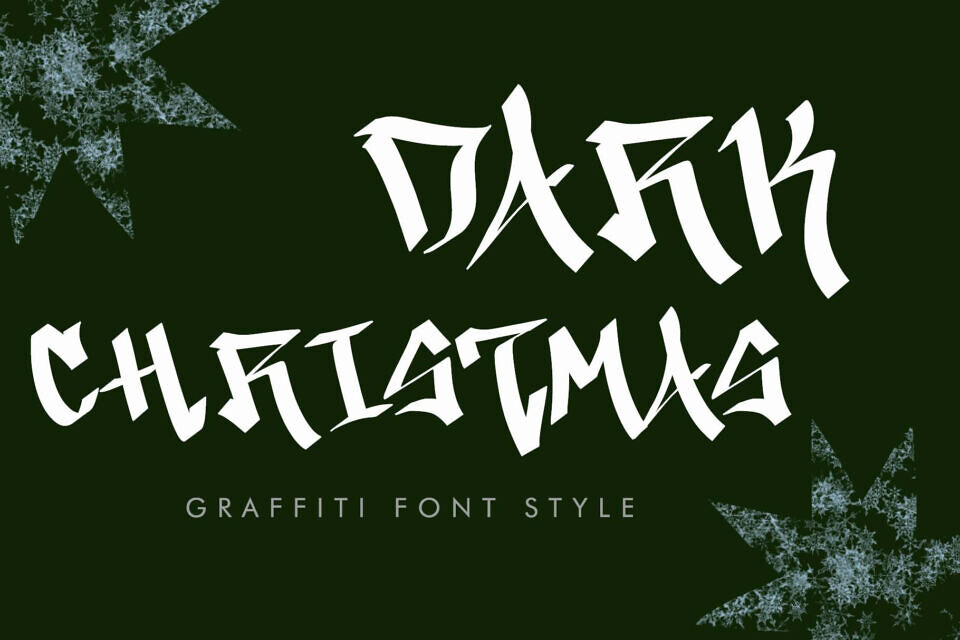 Dark Christmas Font
