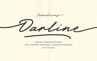 Darline Handwritten Font