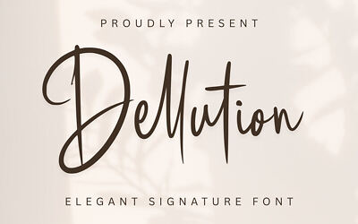 Dellution Font