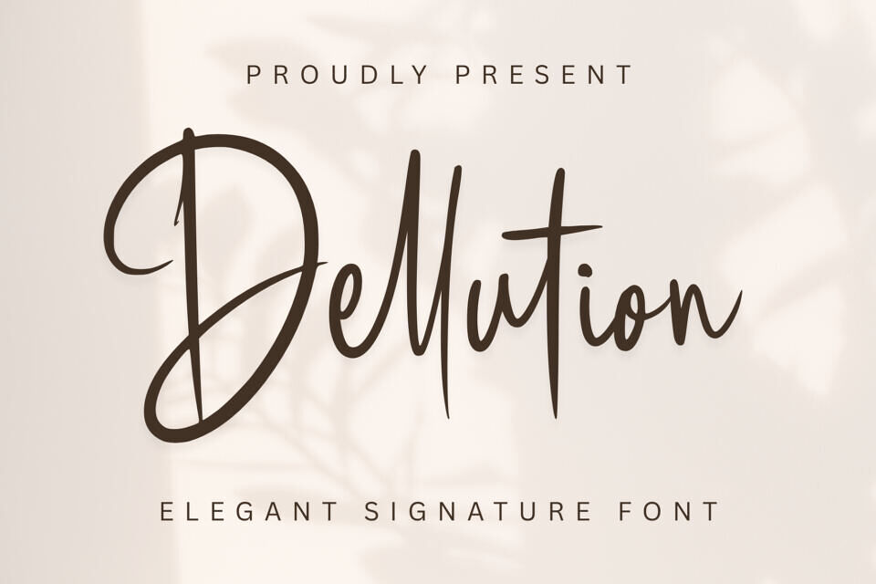 Dellution Font