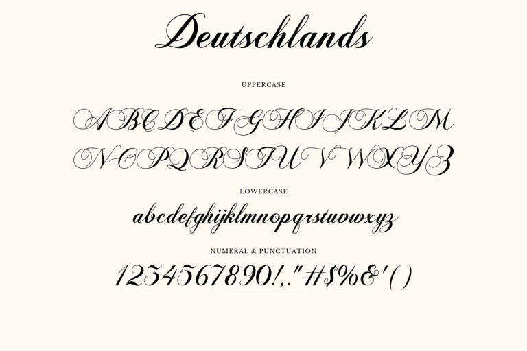 Deutschlands Font
