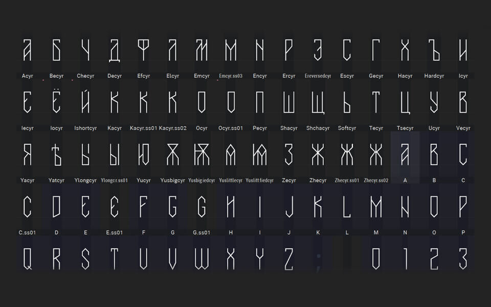 Deva Zheleznaya Font