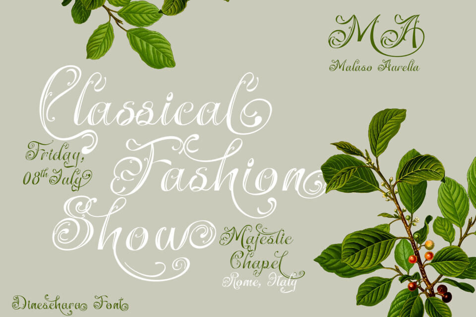 Dineschara Font
