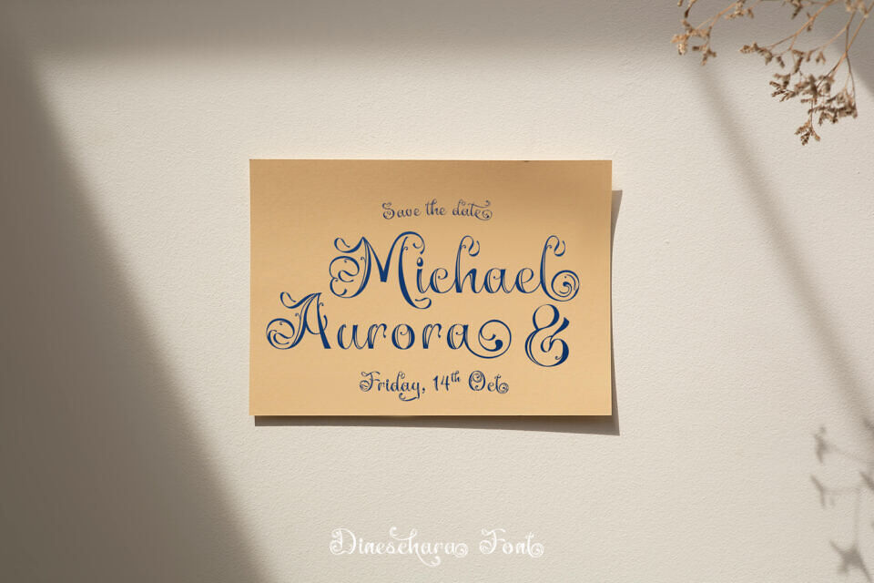 Dineschara Font