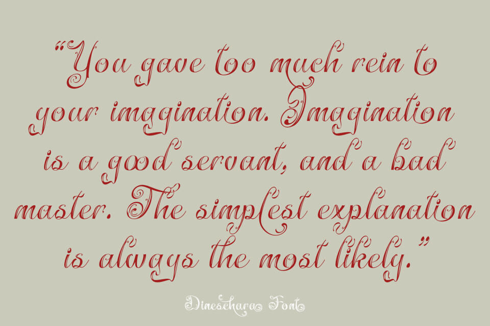 Dineschara Font