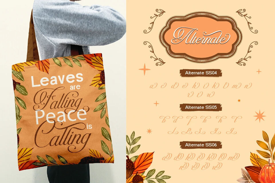 Emasline Goldenstone Font