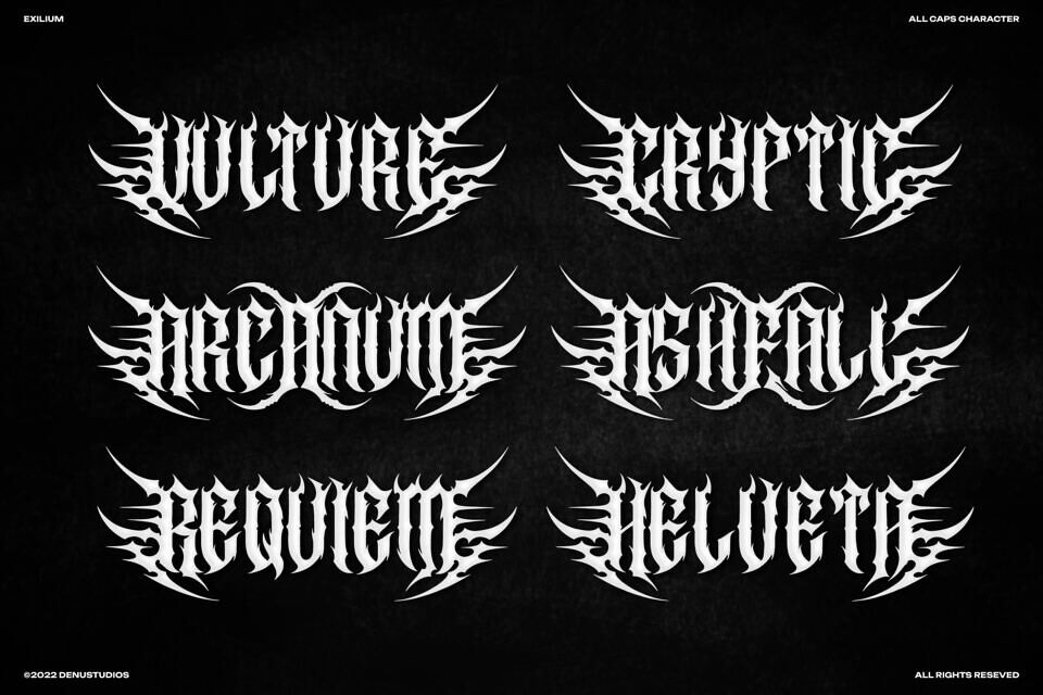 Exilium Font