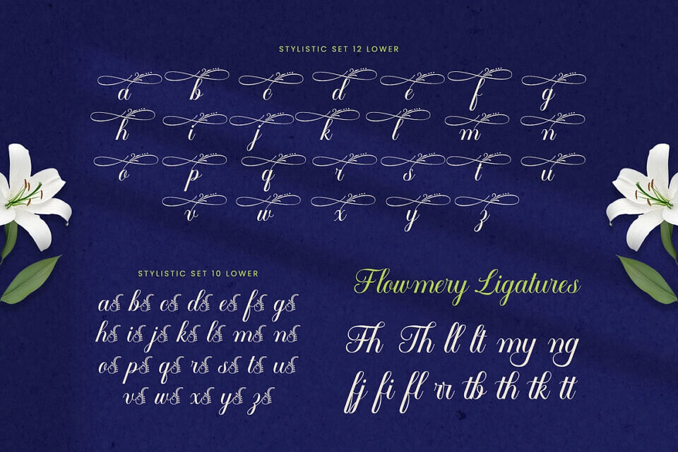 Flowmery Font