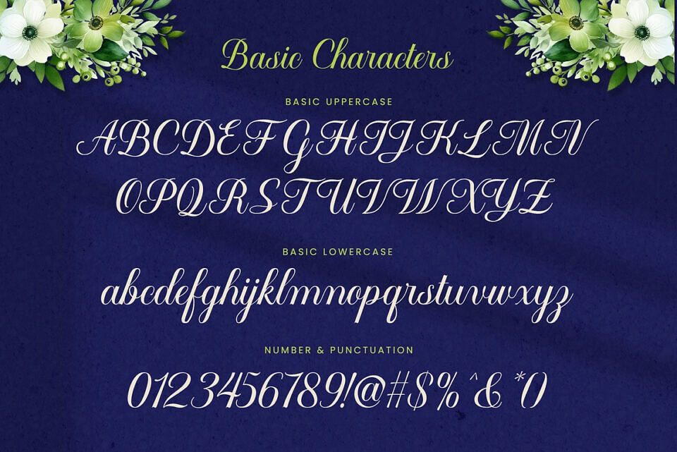 Flowmery Font