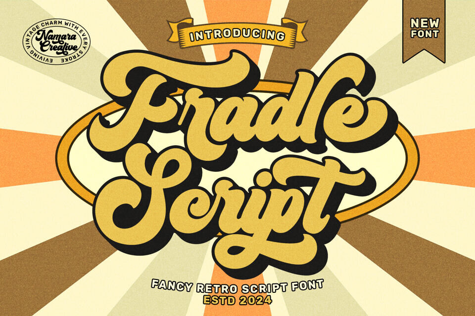 Fradle Script Font
