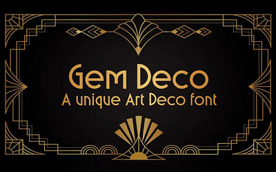 Gem Deco Font