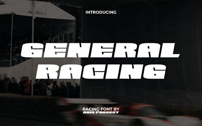 General Racing Font