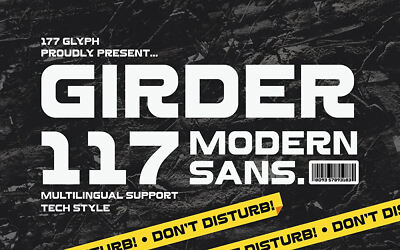Girder 117 Font