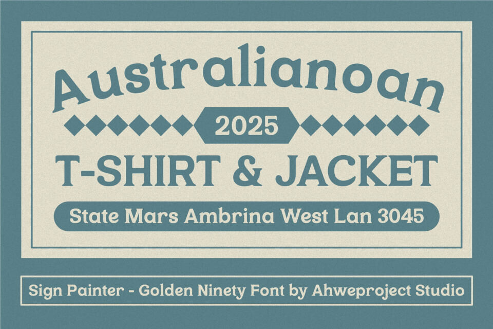 Golden Ninety Font